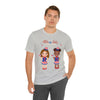 Celebrate With Us Patriotic Girls 4th of July Short Sleeve T-Shirt