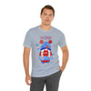 Patriotic Gnome Celebrating the 4th of July Short Sleeve T-Shirt