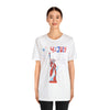 Statue of Liberty Home of the Brave and Free 4th of July Short Sleeve T-Shirt