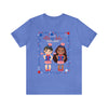 Celebrating 4th of July Patriotic Girls Short Sleeve T-Shirt