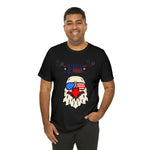 Patriotic and Proud Eagle 4th of July Short Sleeve T-Shirt