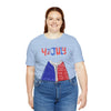 Patriotic Red, White and Blue Sweater T-shirt for the 4th of July Short Sleeve T-Shirt