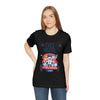 Land of the Free Home of the Brave Bears and Trucks 4th of July Short Sleeve T-Shirt