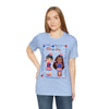 Celebrating 4th of July Patriotic Girls Short Sleeve T-Shirt