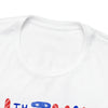 Patriotic Red, White and Blue Casual Shirt 4th of July Short Sleeve T-Shirt