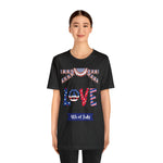 4th of July Love Short Sleeve T-Shirt