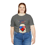 Patriotic and Proud Eagle 4th of July Short Sleeve T-Shirt