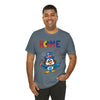 Home is Where the Heart Is Patriotic Eagle 4th of July Short Sleeve T-Shirt
