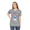 Sweet Land of Liberty Unicorn Red, White and Blue 4th of July Short Sleeve T-Shirt