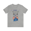 Patriotic Llama Love on the 4th of July Short Sleeve T-Shirt