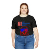 Let Freedom Ring! Red, White and Blue Eagle 4th of July Short Sleeve T-Shirt