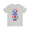 Patriotic Gnome Celebrating the 4th of July Short Sleeve T-Shirt