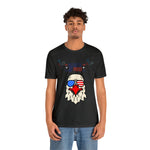 Patriotic and Proud Eagle 4th of July Short Sleeve T-Shirt