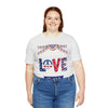 4th of July Love Short Sleeve T-Shirt