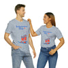 Happy Independence Day Red, White and Blue Cowboy Boots 4th of July Short Sleeve T-Shirt