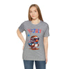 Cool Patriotic Little Bird on the 4th of July Short Sleeve T-Shirt