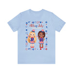 4th of July Patriotic Girls Short Sleeve T-Shirt