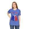 Patriotic Red, White and Blue Sweater T-shirt for the 4th of July Short Sleeve T-Shirt