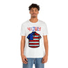 Patriotic Red, White and Blue Casual Shirt 4th of July Short Sleeve T-Shirt