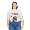 Cool Patriotic Little Bird on the 4th of July Short Sleeve T-Shirt