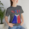 Patriotic Red, White and Blue Sweater T-shirt for the 4th of July Short Sleeve T-Shirt