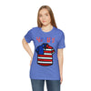 Patriotic Red, White and Blue Casual Shirt 4th of July Short Sleeve T-Shirt