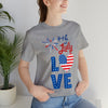 Love of The 4th of July Short Sleeve T-Shirt