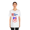 Let Freedom Ring! Red, White and Blue Eagle 4th of July Short Sleeve T-Shirt