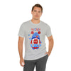 Patriotic Gnome Celebrating the 4th of July Short Sleeve T-Shirt