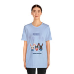 Adorable Patriotic Bunnies Celebrating the 4th of July Short Sleeve T-Shirt