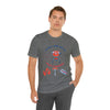 I'm Only Here for the Food and Fireworks 4th of July Short Sleeve T-Shirt