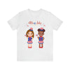 Celebrate With Us Patriotic Girls 4th of July Short Sleeve T-Shirt