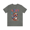 Cool Patriotic Little Bird on the 4th of July Short Sleeve T-Shirt