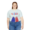 Patriotic Red, White and Blue Sweater T-shirt for the 4th of July Short Sleeve T-Shirt