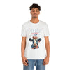 Mother Moo Cow Patriotic 4th of July Short Sleeve T-Shirt