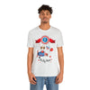 Oh My Stars! Chipmunk and Fireworks 4th of July Short Sleeve T-Shirt