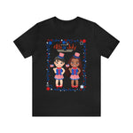 Celebrating 4th of July Patriotic Girls Short Sleeve T-Shirt