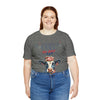 Mother Moo Cow Patriotic 4th of July Short Sleeve T-Shirt