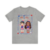 Celebrating 4th of July Patriotic Girls Short Sleeve T-Shirt