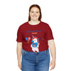 Sweet Land of Liberty Unicorn Red, White and Blue 4th of July Short Sleeve T-Shirt