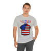 Patriotic Red, White and Blue Casual Shirt 4th of July Short Sleeve T-Shirt