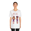 Celebrate With Us Patriotic Girls 4th of July Short Sleeve T-Shirt