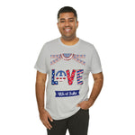 4th of July Love Short Sleeve T-Shirt