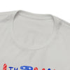 Patriotic Red, White and Blue Casual Shirt 4th of July Short Sleeve T-Shirt