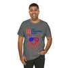 Let Freedom Ring! Red, White and Blue Eagle 4th of July Short Sleeve T-Shirt