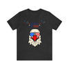 Patriotic and Proud Eagle 4th of July Short Sleeve T-Shirt