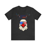 Patriotic and Proud Eagle 4th of July Short Sleeve T-Shirt