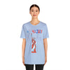 Statue of Liberty Home of the Brave and Free 4th of July Short Sleeve T-Shirt