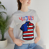 Patriotic Red, White and Blue Casual Shirt 4th of July Short Sleeve T-Shirt