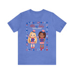 4th of July Patriotic Girls Short Sleeve T-Shirt